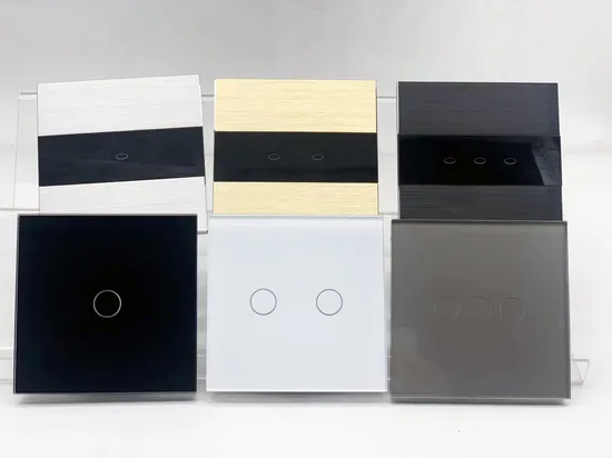 Tuya Smart Switch Zigbee WiFi Wall Switch Touch Glass Panel Switch Light Switch