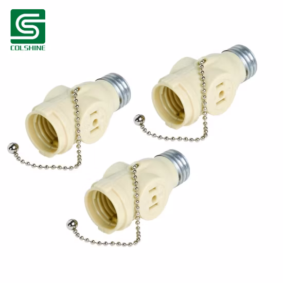 Suporte para lâmpada de baquelite E26 Super qualidade tomada de parede da América do Sul