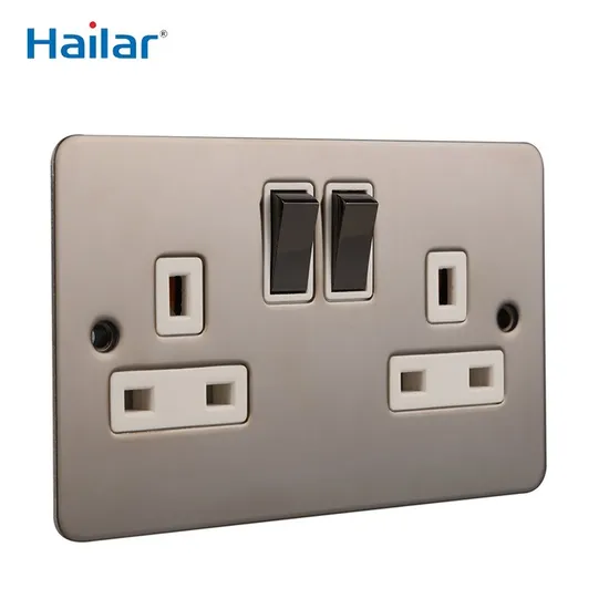 Hailar Reino Unido padrão 13A 1gang soquete USB universal comutado